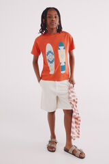 Springfield Kids Bermuda chino para niño blanco