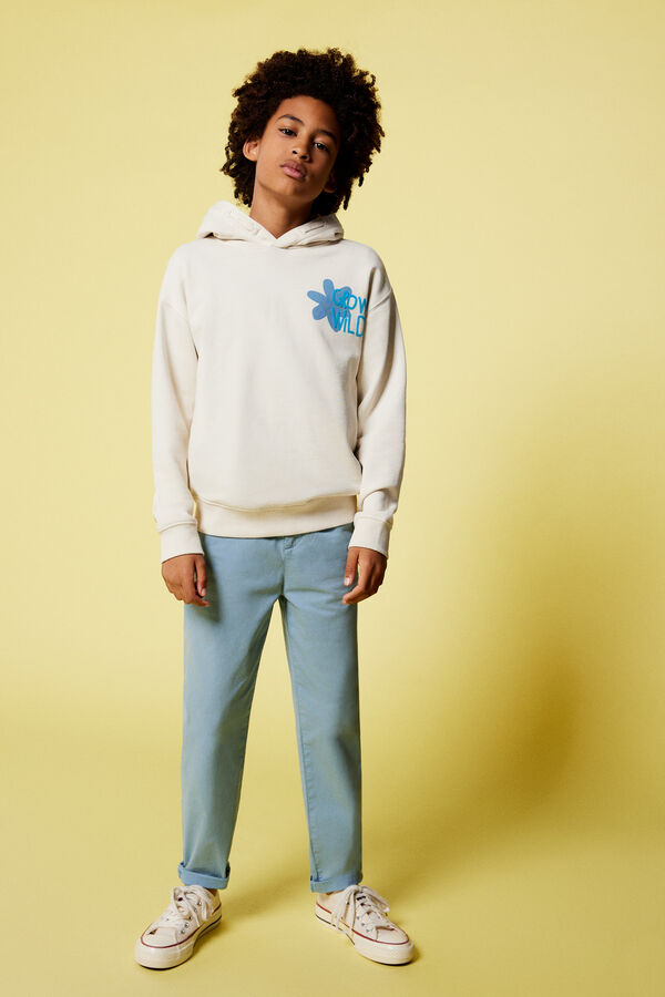 Springfield Kids Cal&ccedil;as chino leve rapaz azul