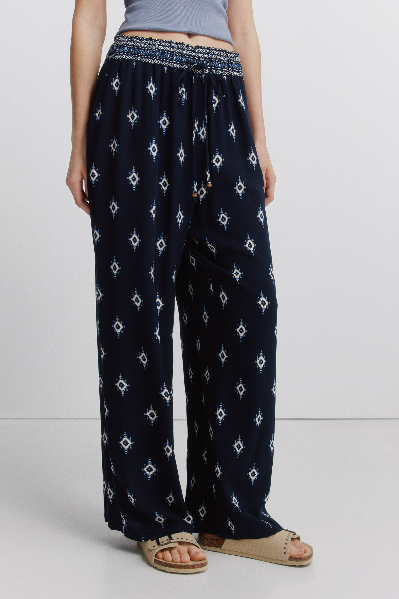 Springfield Pantal&oacute;n estampado r&uacute;stico cord&oacute;n