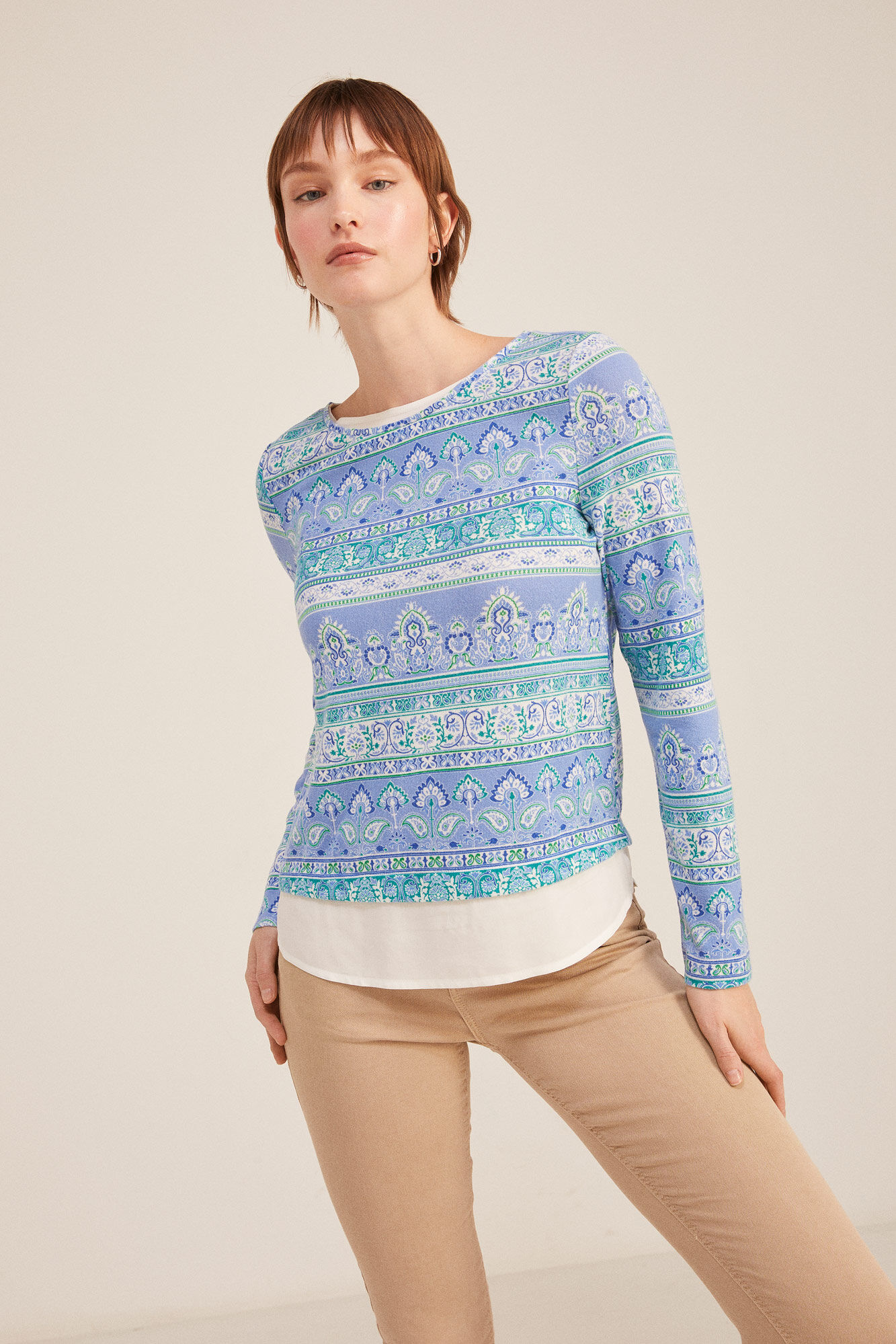 Springfield T-shirt Bimat&eacute;ria Gola