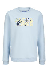 Jack & Jones Junior Sweatshirt de l&atilde; com estampa de logo azul