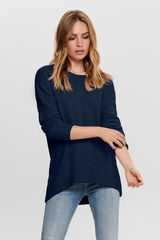 Only Camisola de malha azul