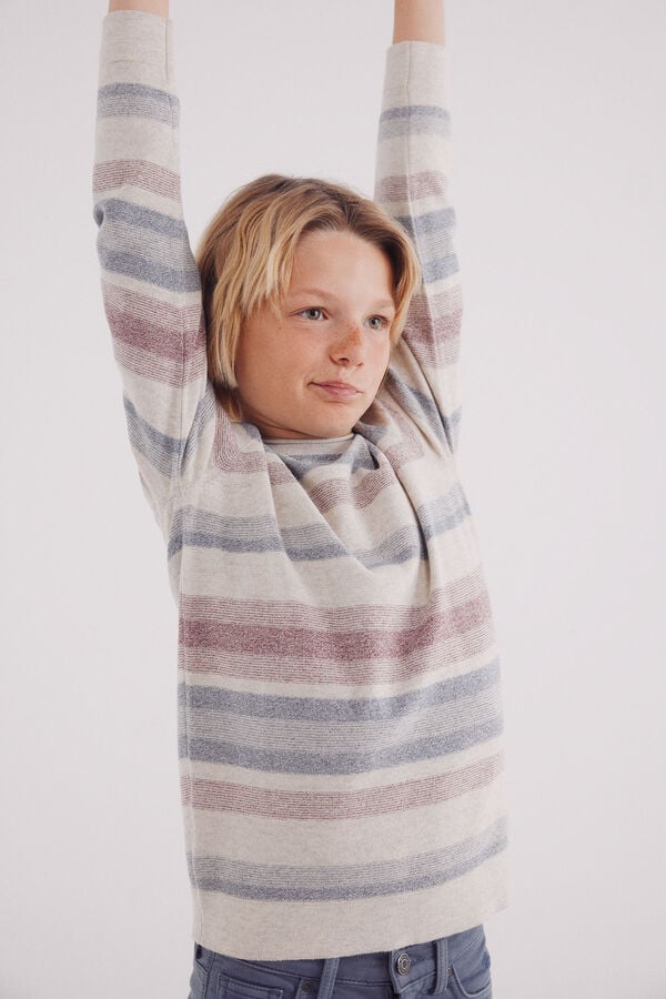 Springfield Kids Su&eacute;ter torcido para menino cinzento