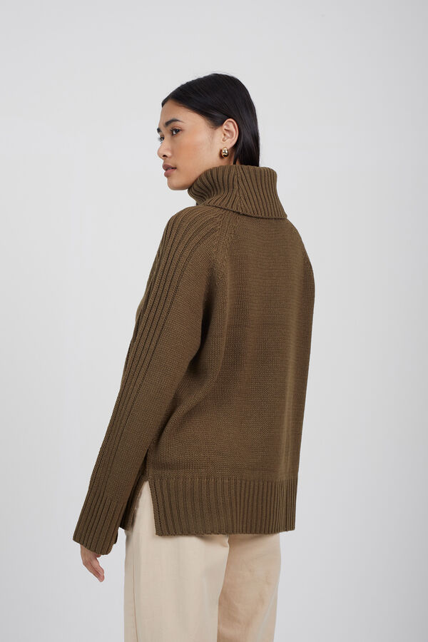 Brave Soul Camisola de malha folgada estampado