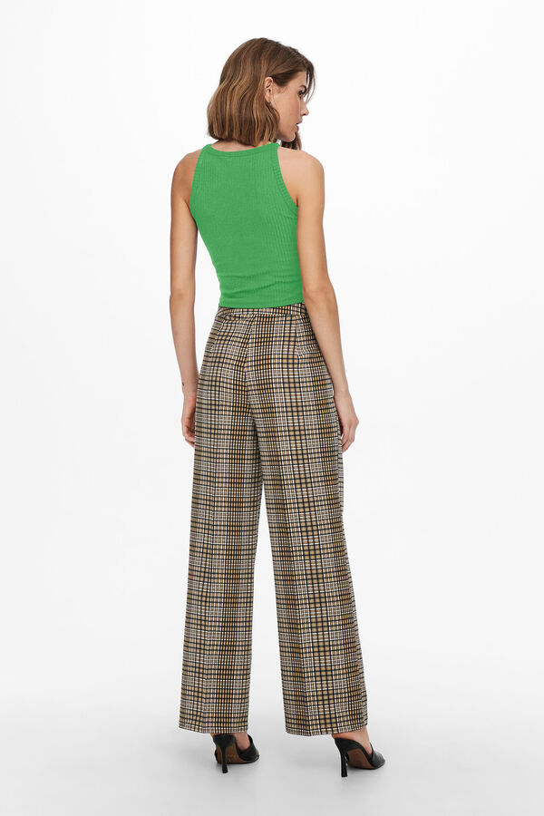 Only Top punto cropped verde