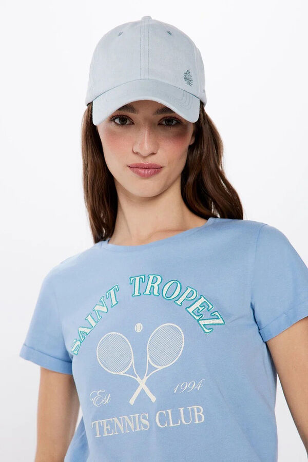 Springfield Camiseta Gr&aacute;fica azul