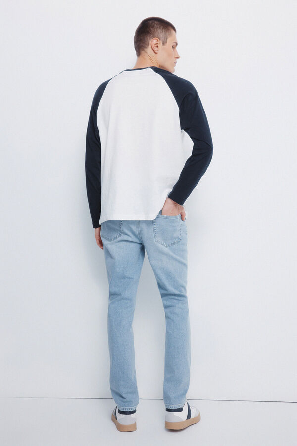 Springfield Jeans lavado claro slim fit azul