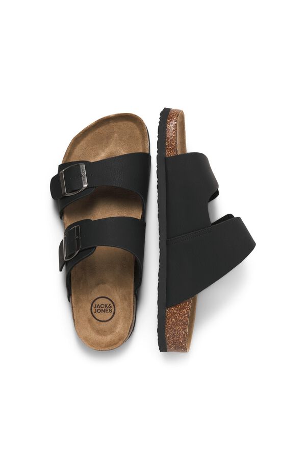 Jack & Jones Sand&aacute;lias fivelas sola leve preto