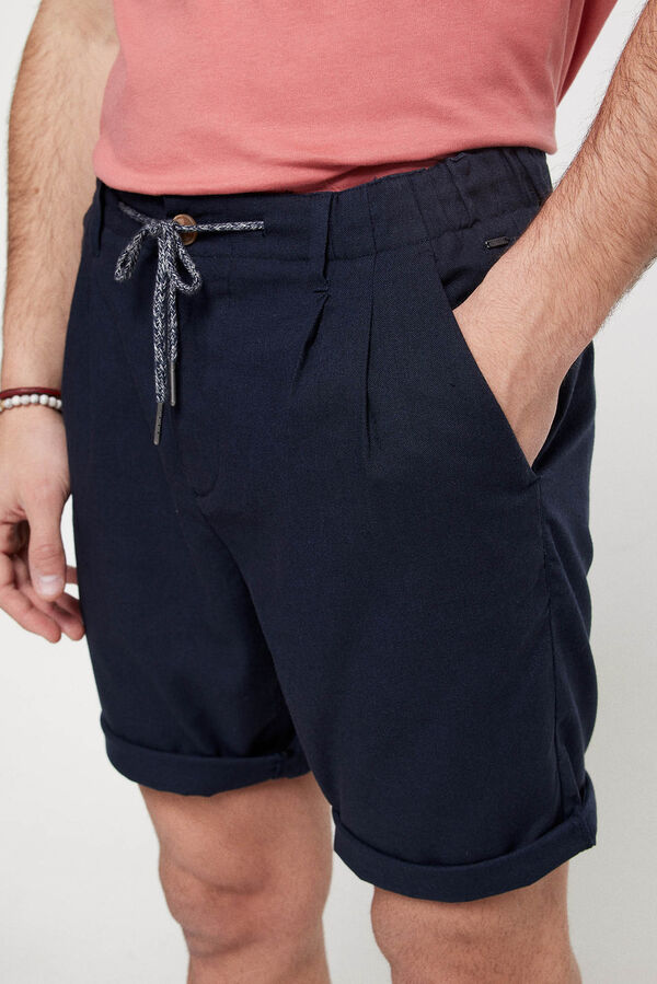 Only & Sons Bermuda lino azul