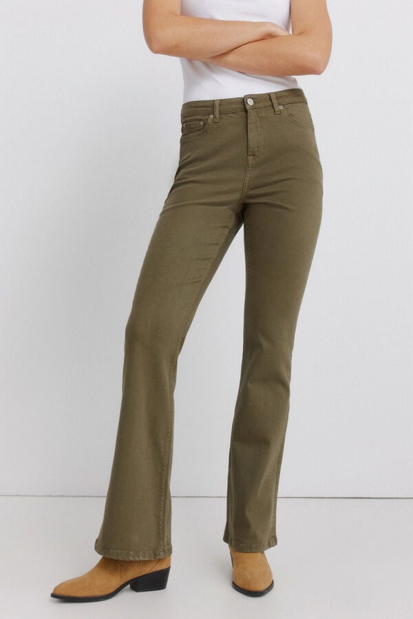 Springfield Jeans Bootcut bege