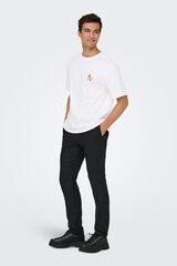 Only & Sons T-shirt manga curta branco