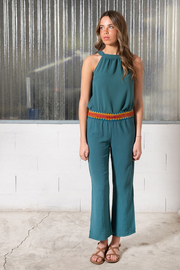 Cul Sac pantal&oacute;n rabat verde