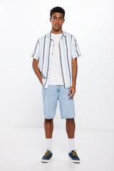 Springfield Bermuda vaquera baggy fit azul