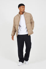 Brave Soul Chaqueta acolchada gris