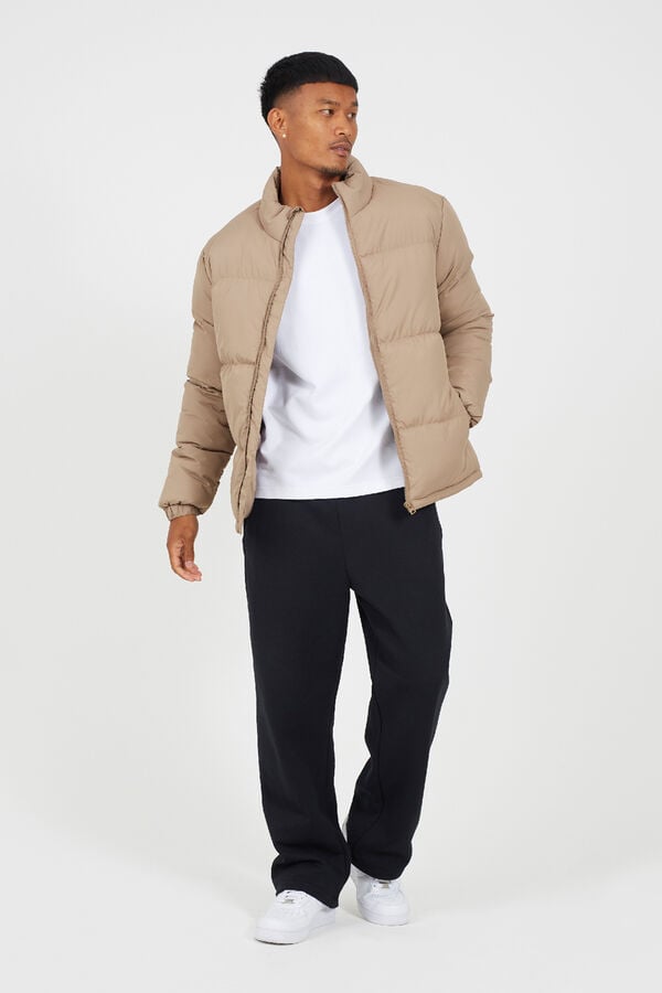 Brave Soul Chaqueta acolchada gris