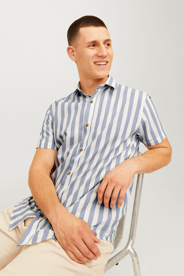 Jack & Jones Camisa slim fit azul