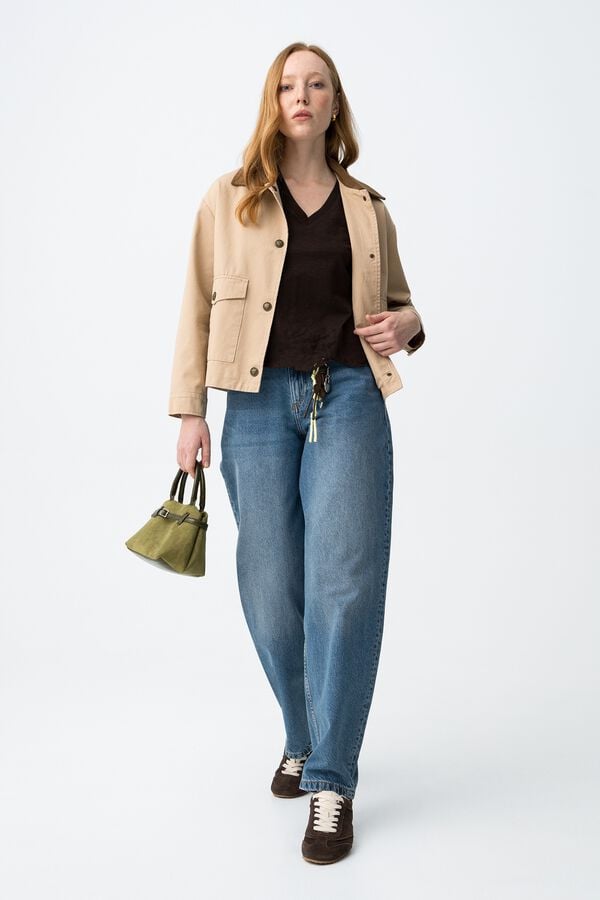 Tiffosi Chaqueta relaxed beige