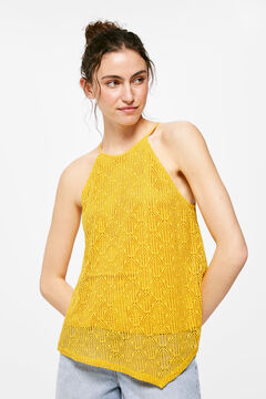 Springfield Camisola Crochet Bico amarelo