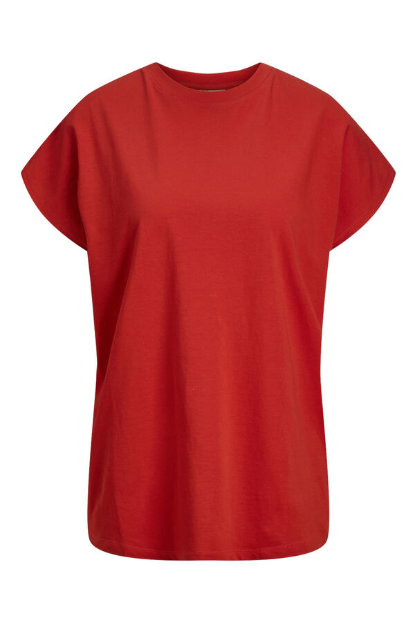 Jack & Jones T-shirt de manga curta oversize vermelho