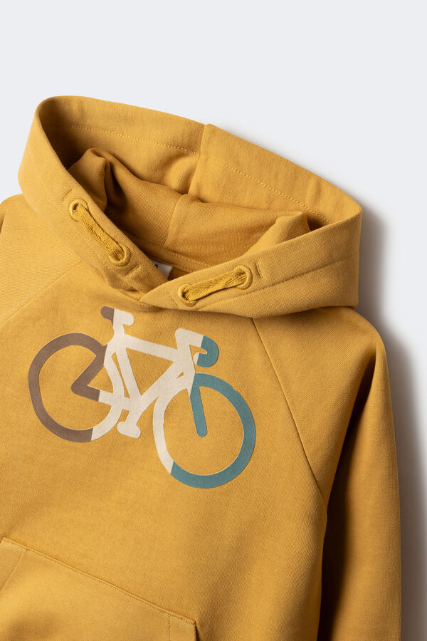 Springfield Kids Sudadera capucha bici ni&ntilde;o amarillo