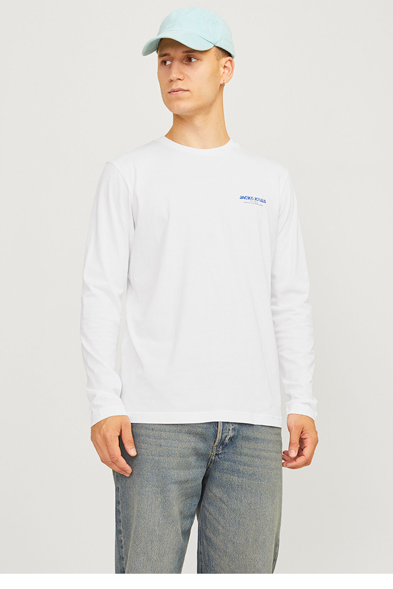 Jack & Jones Camiseta est&aacute;ndar fit manga larga