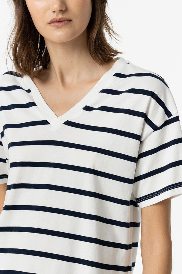 Tiffosi Camiseta Rayas azul