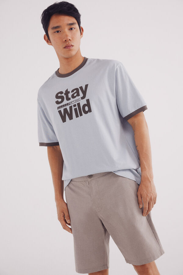 Springfield Bermuda estructura color comfort fit nude