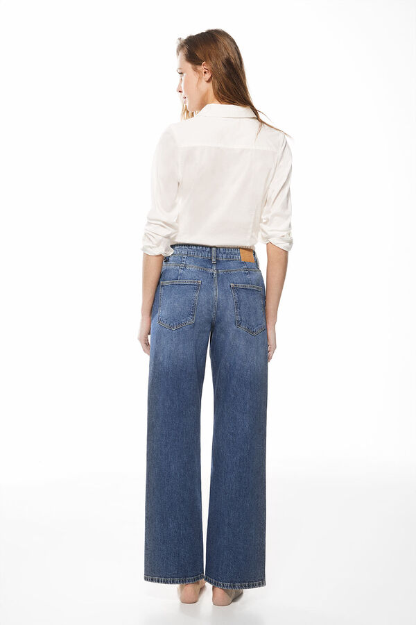 Springfield Jeans Wide Leg azul