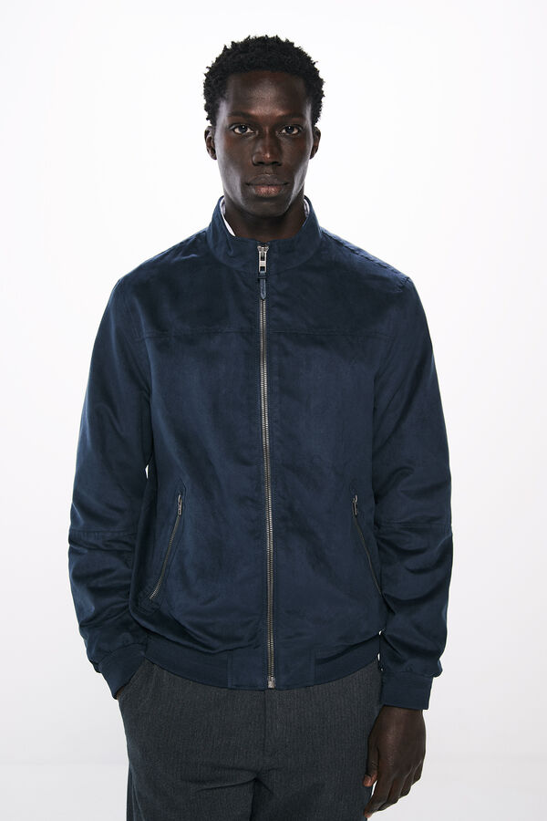 Springfield Cazadora efecto ante azul