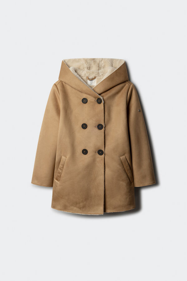 Springfield Kids Jaqueta de tecido trespassado para menina azul