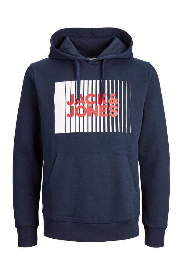 Jack & Jones Colete comprido acolchoado azul
