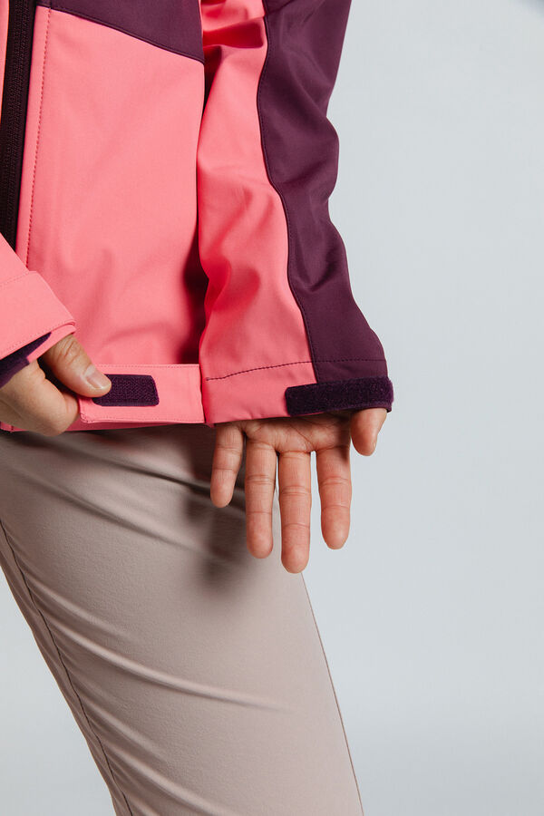 Izas Chaqueta softshell cortavientos acacia w burdeos