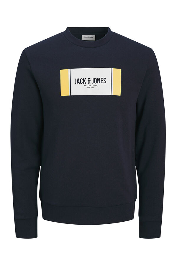 Jack & Jones PLUS Moletom Plus sweatshirt regular fit azul