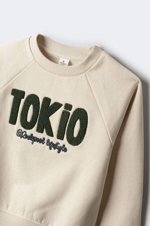 Springfield Kids Sudadera Tokio ni&ntilde;o blanco