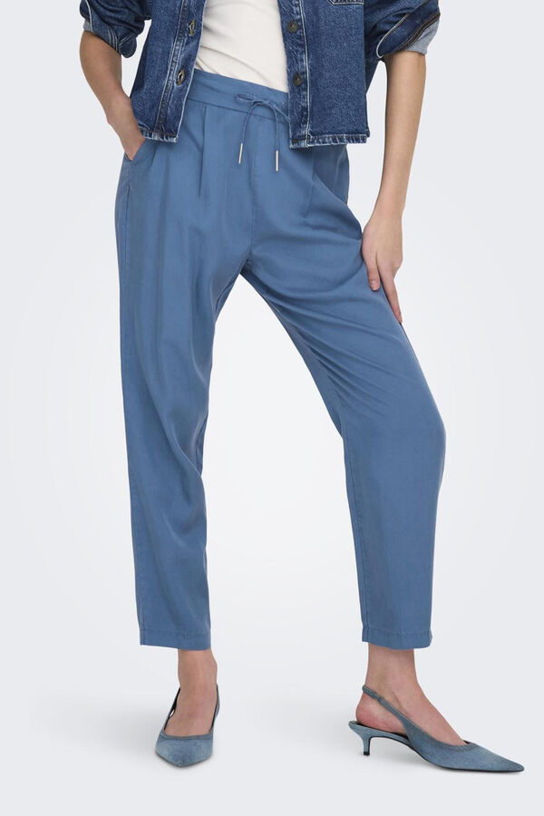 Only Pantal&oacute;n recto azul