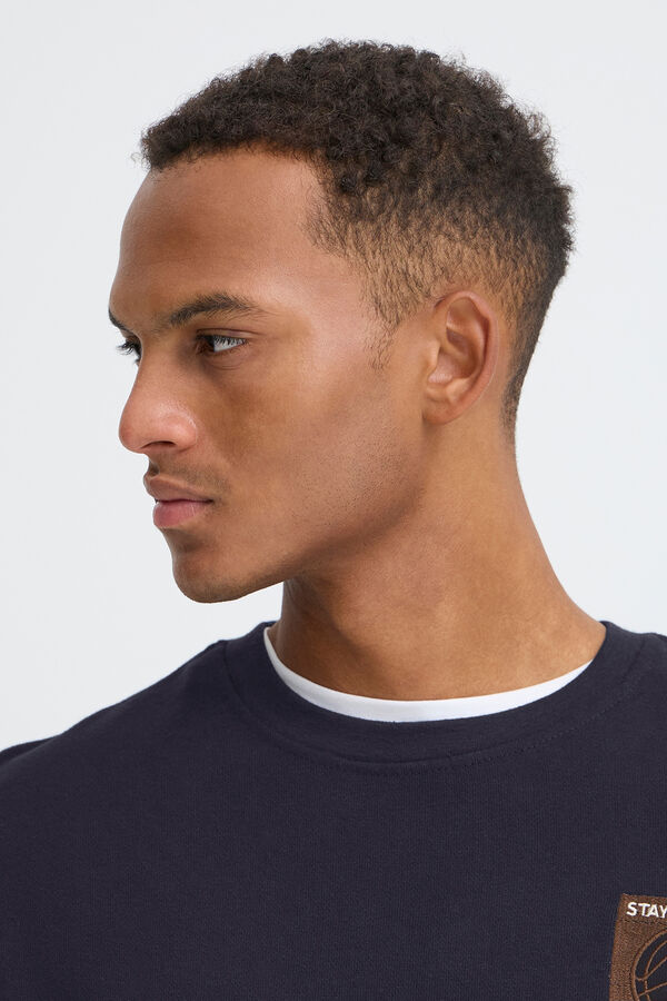 Blend Sudadera cuello redondo azul