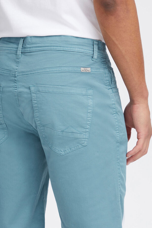 Blend Bermudas de sarja azul