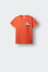 Springfield Kids T-shirt de manga curta "No bad days" para menino borgonha