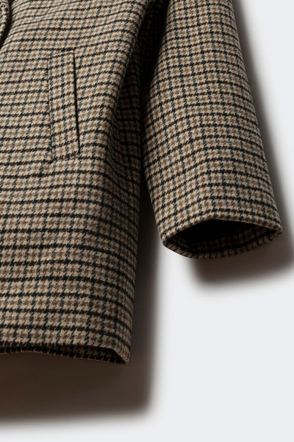 Springfield Kids Abrigo de cuadros ni&ntilde;a nude