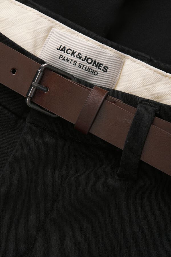 Jack & Jones PLUS Pantal&oacute;n chino slim fit negro