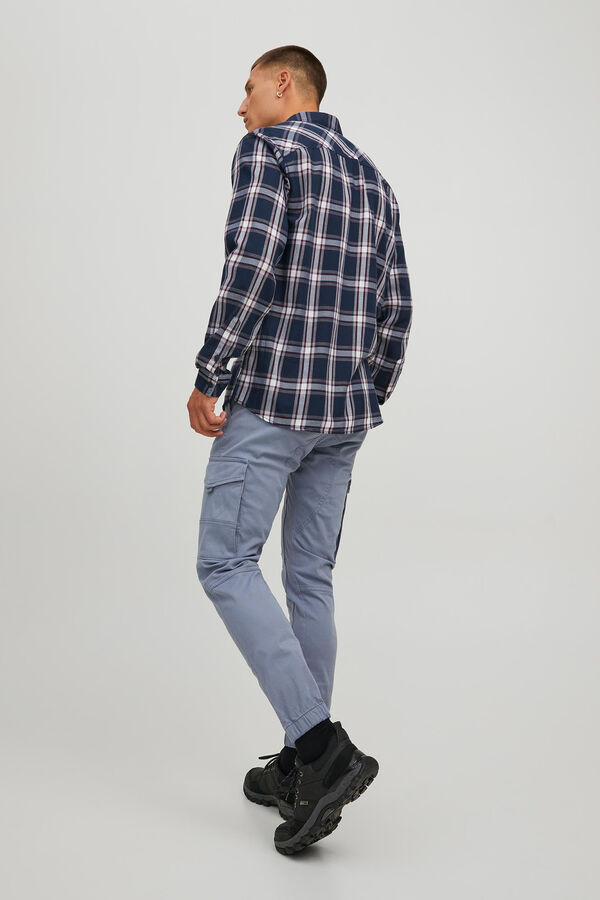 Jack & Jones Cal&ccedil;as cargo azul