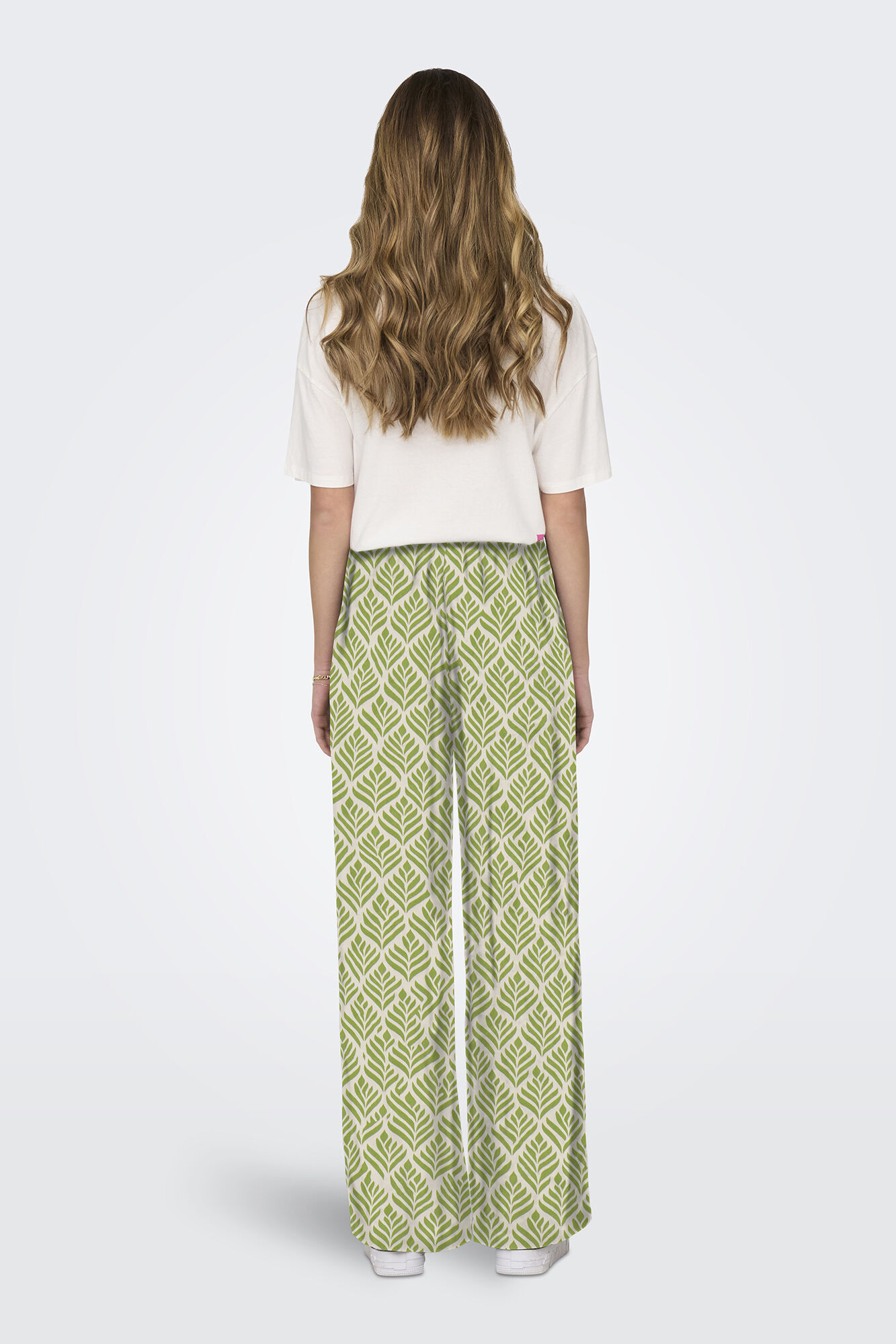 JDY Pantal&oacute;n ancho estampado