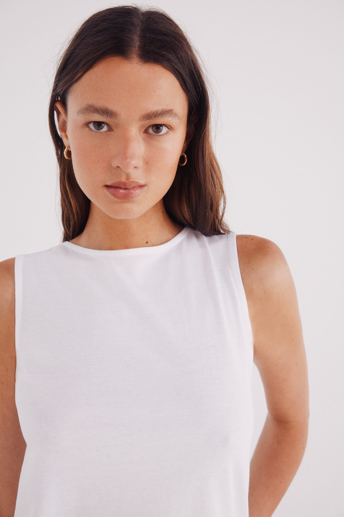 Springfield Camiseta bajo lace flores