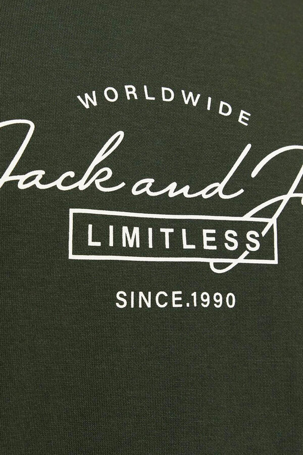 Jack & Jones Sudadera est&aacute;ndar fit verde