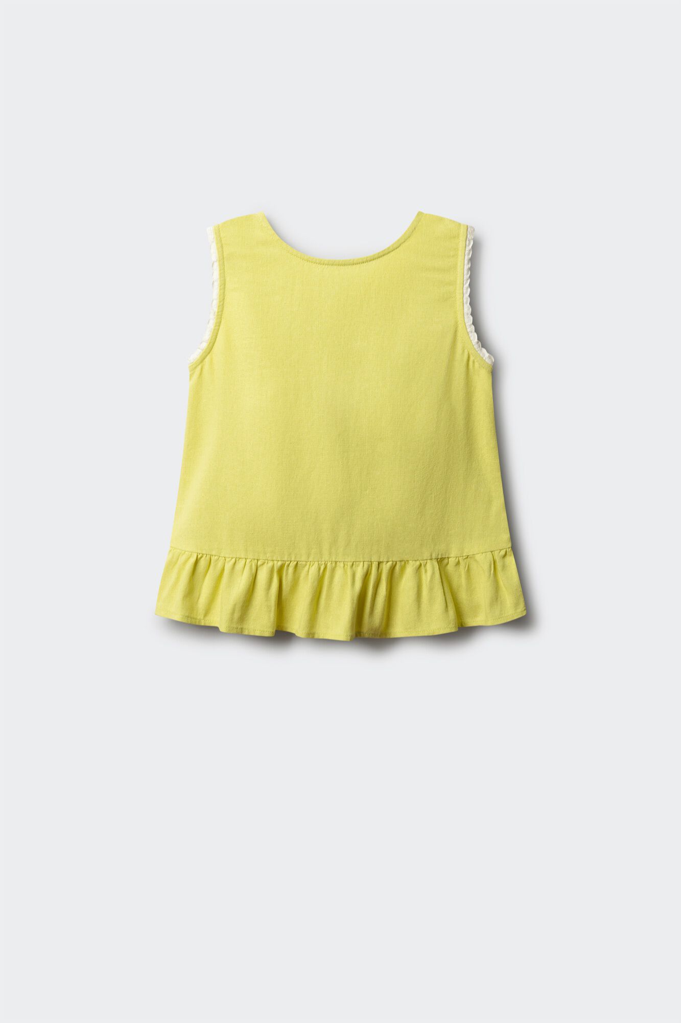 Springfield Kids Top de linho com la&ccedil;os menina