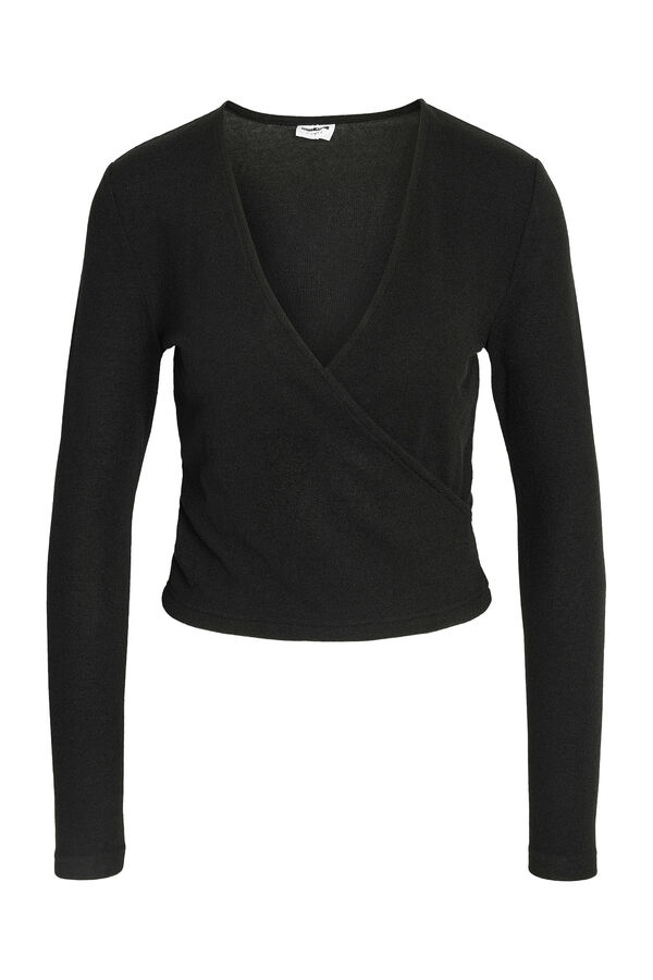 Noisy May Top cruzado punto negro