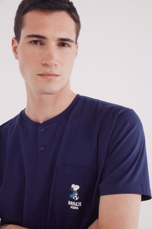 Springfield Pijama corto Peanuts&trade; azul