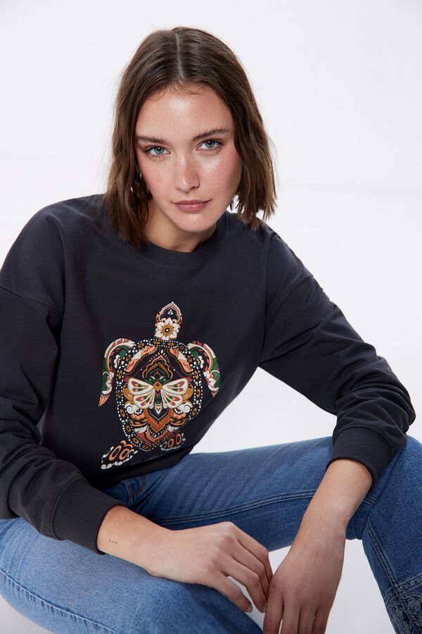 Springfield Sudadera "Everything" amarillo