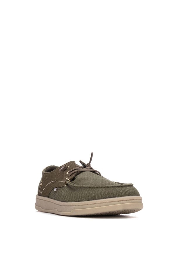 XTI Sapatos n&aacute;uticos Caqui escuro