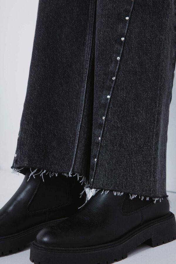 Springfield Kids Cal&ccedil;a jeans culotte com denim para menina cinzento